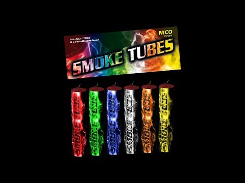 NICO Smoke Tubes (6er), bunt