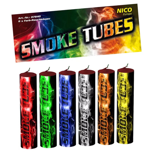 NICO Smoke Tubes (6er), bunt