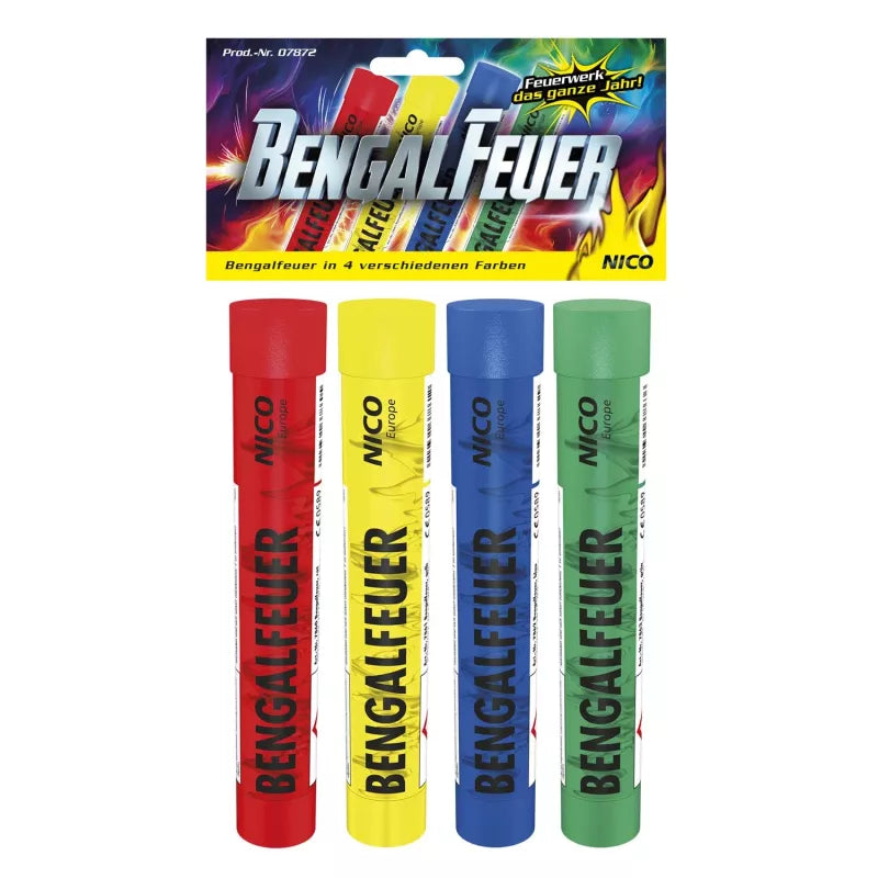 NICO Bengalfeuer bunter 4er Mix
