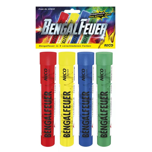 NICO Bengalfeuer bunter 4er Mix
