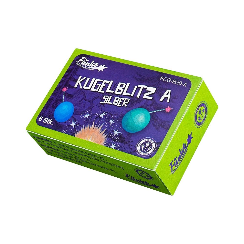 Funke Kugelblitz Kal. A Silber (12er Pack; 72 Stück)
