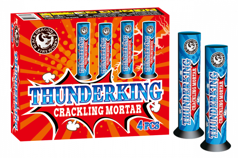 "Thunderking" Crackling Mortar